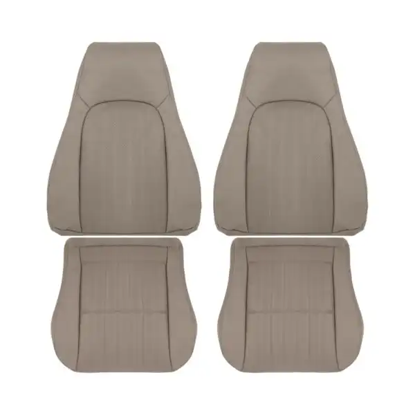 Chevrolet Camaro Z28 1997-2002 Tan Leather Perforated Front Driver and Passenger Top and Bottom OEM-Style Replacement Seat Cover2 Chevrolet Camaro 1997-2002 | OEM-Replacement Seat Cover
