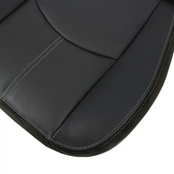 Mazda Tribute 2008-2011 Black Leather Driver or Passenger Bottom OEM-Style Replacement Seat Cover Close View Mazda Tribute 2008-2011 | OEM-Replacement Seat Cover