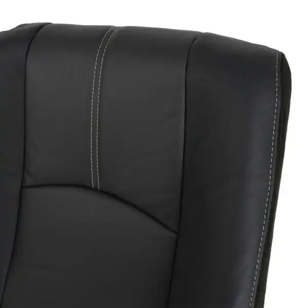 Mazda Tribute 2008-2011 Black Leather Driver or Passenger Top OEM-Style Replacement Seat Cover Close View Mazda Tribute 2008-2011 | OEM-Replacement Seat Cover