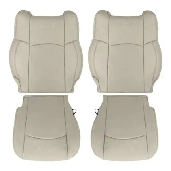 dodge-ram-perforated-leather-2013-2018-light-frost-beige-driver-and-passenger-top-and-bottom-oem-replacement-seat-cover Dodge Ram 1500 2009-2018 | Funda de asiento de recambio OEM
