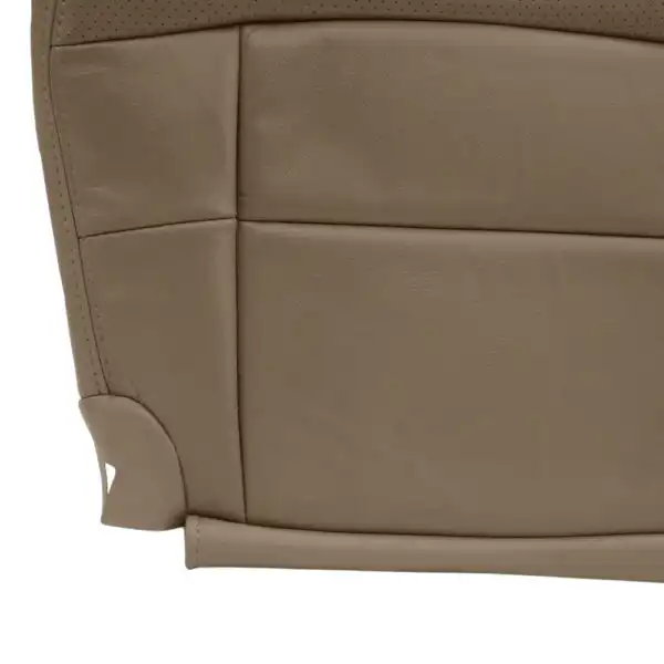 ford-explorer-limited-perforated-leather-1995-2001-medium-prairie-tan-frontal-driver-or-passenger-bottom-close-view-oem-replace-seat-cover Ford Explorer Limited 1995-2001 | Funda de asiento de recambio OEM