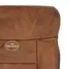ford-f-150-king-ranch-leather-2004-2008-castano-conductor-o-pasajero-top-close-view-oem-reemplazo-asiento-cubierta Ford F-150 King Ranch 2004-2008 | Funda de asiento de recambio OEM
