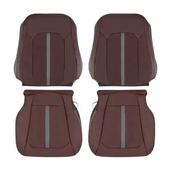 ford-f-150-platinum-cuir-véritable-perforé-2015-2020-marsala-foncé-conducteur-et-passager-avant-haut-et-bas-housse-de-siège-de-remplacement-OEM2 Ford F-150 Platinum 2015-2020 | Housse de siège de remplacement OEM