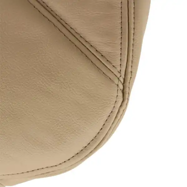 ford-f-250-lariat-leather-1998-2000-prairie-tan-front-driver-or-passenger-bottom-close-view-oem-replacement-seat-cover Ford F-250, F-350, F-450 Lariat 1998-2000 | OEM-Replacement Seat Cover