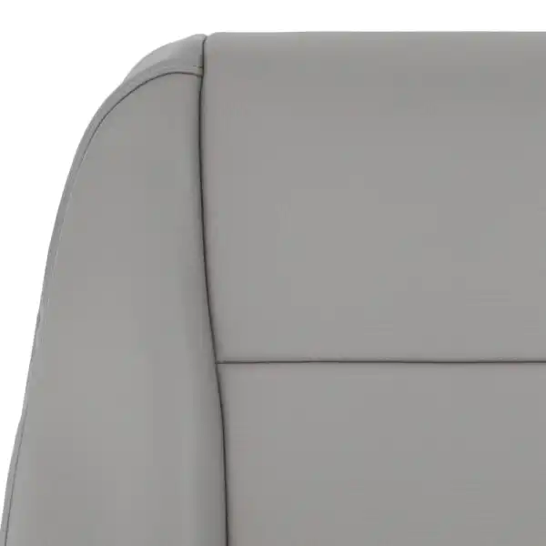 ford-f-250-leatherette-2017-2022-med-earth-gray-front-driver-or-passenger-top-close-view-oem-replacement-seat-cover Ford F-250 XL 2017-2022 | Housse de siège de remplacement OEM