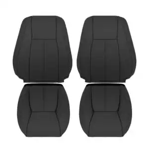 ford land rover leather 2010 2016 ebony front driver and passenger top and bottom oem replacement seat cover