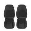 ford-mustang-cuir-synthétique-perforé-1999-2004-foncé-charcoal-avant-conducteur-et-passager-haut-et-bas-oem-remplacement-de-siège Ford Mustang GT 1999-2004 - Housse de siège de remplacement OEM
