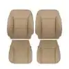 gmc-sierra-perforated-leather-2017-2019-dark-sand-front-driver-and-passenger-top-and-bottom-oem-replacement-seat-cover GMC Sierra 1500 HD Denali 2017-2019 | OEM-Replacement Seat Cover