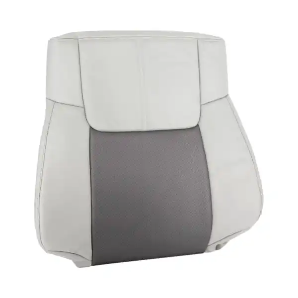 jeep-commander-limited-perforated-leather-2006-2010-2-tone-light-graystone-with-dark-khaki-front-passenger-top-oem-replacement-seat-cover-1 Jeep Commander Limited 2006-2010 | OEM-Replacement Seat Cover