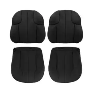 Jeep Grand Cherokee de cuero 1999-2001, color ágata, fundas de asiento de repuesto OEM para conductor y acompañante, parte superior e inferior.
