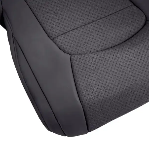 toyota-land-cruiser-perforated-leather-2008-2021-black-front-driver-or-passenger-bottom-close-view-oem-replacement-seat-cover Toyota Land Cruiser 2008-2021 | OEM-Replacement Seat Cover