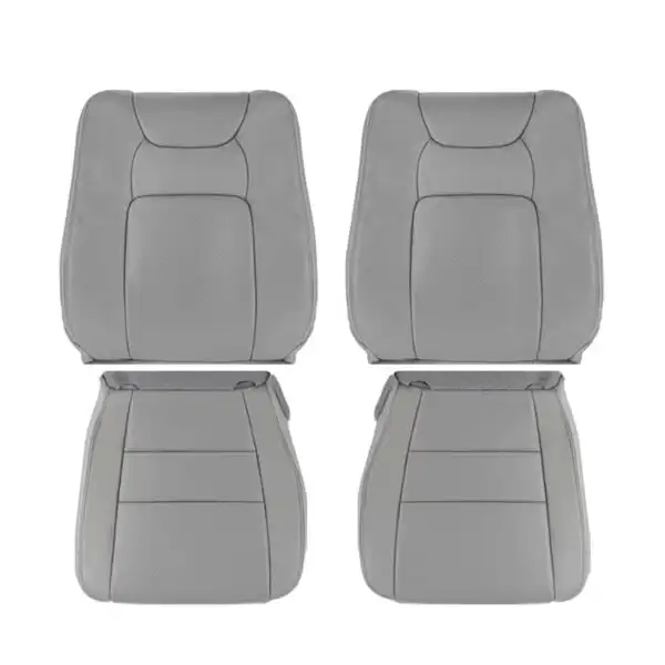 honda-ridgline-perforated-leather-2006-2014-gray-front-driver-and-passenger-top-and-bottom-oem-replacement-seat-cover2 Honda Ridgeline 2006-2014 | Funda de asiento de recambio OEM