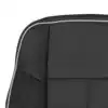 hummer-h3-piel-2006-2010-ébano-pewter-tubería-delantera-del-conductor-o-pasajero-top-close-view-oem-reemplazo-asiento-cubierta Hummer H3 2006-2010 | Funda de asiento de recambio OEM