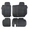 hummer-h3-piel-2006-2010-ébano-pewter-piping-driver-and-passenger-top-and-bottom-oem-replacement-seat-cover Hummer H3 2006-2010 | Funda de asiento de recambio OEM