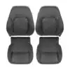jaguar-xf-leatherette-2016-2020-black-cubreasientos delanteros de repuesto originales para conductor y pasajero Jaguar XF 2016-2020 | Funda de asiento de recambio OEM