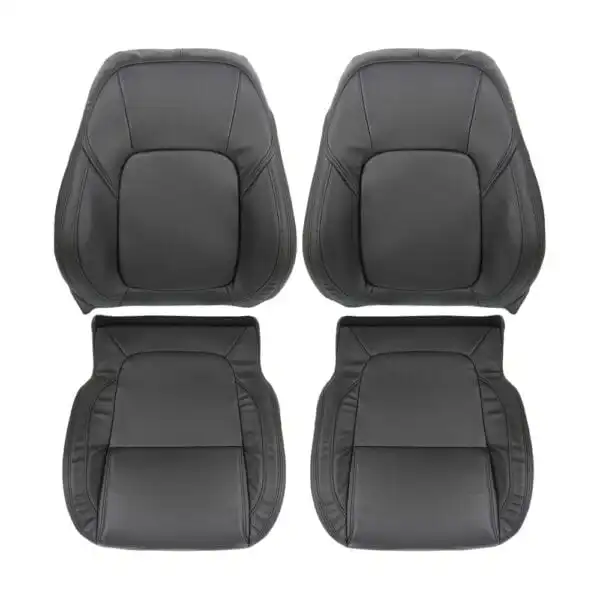 jaguar-xf-leatherette-2016-2020-black-cubreasientos delanteros de repuesto originales para conductor y pasajero Jaguar XF 2016-2020 | Funda de asiento de recambio OEM