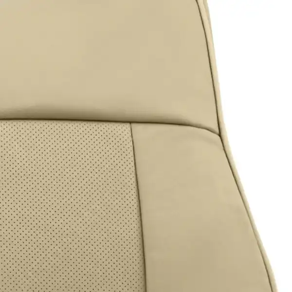 lincoln-navigator-perforated-leather-2007-2014-camel-front-driver-or-passenger-top-close-view-oem-replacement-seat-cover Lincoln Navigator 2007-2014 | OEM-Replacement Seat Cover