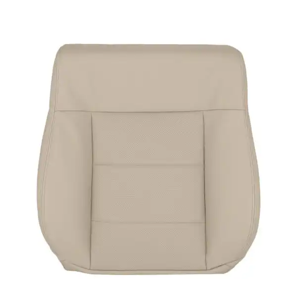 Mercedes-Benz E350 - Cuero sintético perforado - 2010-2013 - Beige almendra - Asiento del acompañante delantero - Parte superior - Funda de repuesto OEM - 2 Mercedes-Benz E350 2010-2013 | Funda de asiento de recambio original