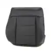 Mercedes-Benz E350 - Cuero sintético perforado - 2010-2013 - Negro con costuras blancas - Parte superior del asiento del conductor delantero - Funda de asiento de repuesto OEM - 1 Mercedes-Benz E350 2010-2013 | Funda de asiento de recambio original