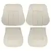 Mercedes-Benz Clase E 1996-1999, pergamino, cuero genuino perforado, conductor y pasajero, parte superior e inferior, estilo OEM, funda de asiento de repuesto. Mercedes-Benz Clase E 1996-2002 | Fundas de asiento de repuesto OEM