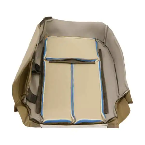 ford-expedition-eddie-bauer-leather-2007-2010-graystone-and-camel-front-driver-or-passenger-bottom-inside-out-view-oem-replacement-seat-cover Ford Expedition Eddie Bauer 2007-2010 | OEM-Replacement Seat Cover