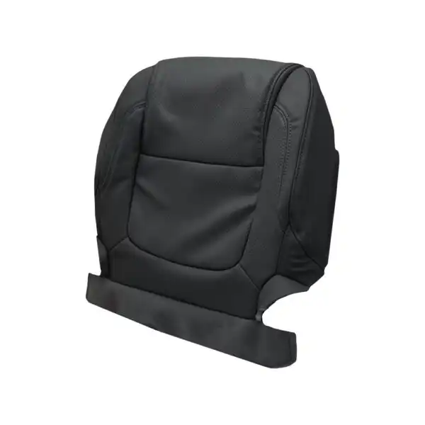 ford-explorer-limited-genuino-cuero-perforado-2011-2015-carbón-negro-fondo-delantero-del-conductor-oem-reemplazo-tapa-asiento-3 Ford Explorer Limited 2011-2015 | Funda de asiento de recambio OEM