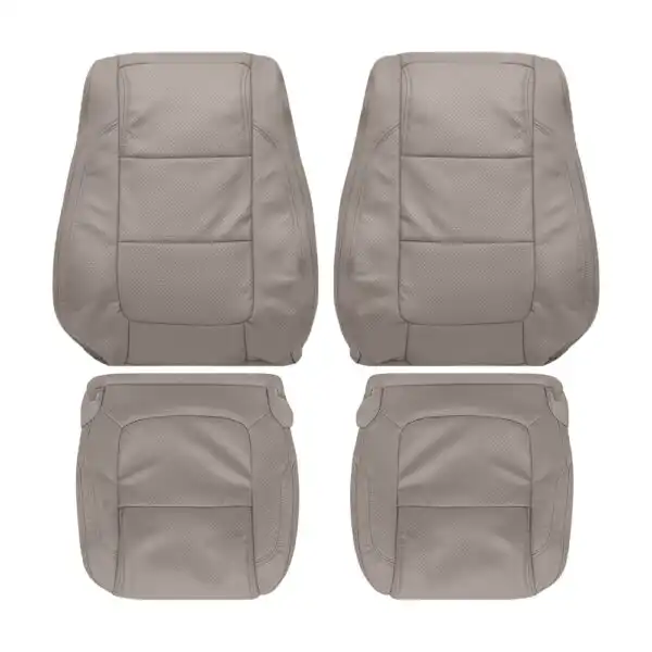 ford-explorer-limited-genuino-cuero-perforado-2011-2015-medio-ligero-piedra-frontal-del-conductor-y-pasajero-top-y-fondo-oem-reemplazo-asiento-cubierta Ford Explorer Limited 2011-2015 | Funda de asiento de recambio OEM
