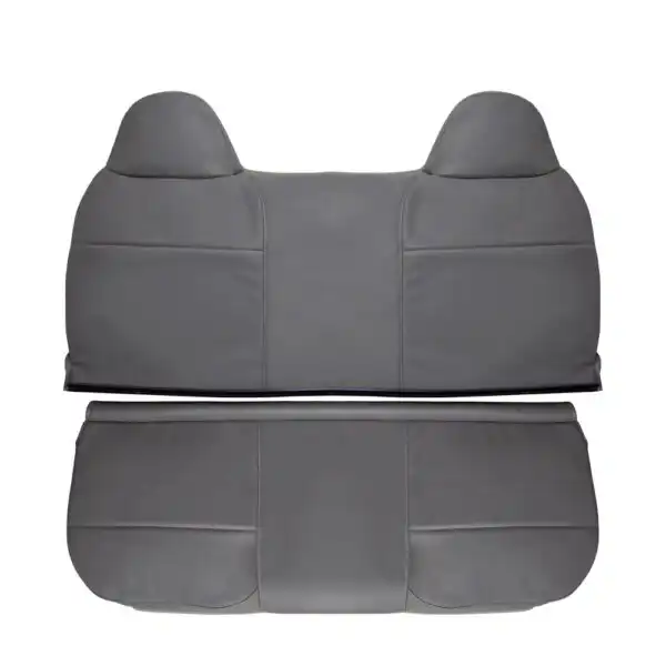 Ford F-250 XL de cuero sintético 2008-2010, color piedra medio oscuro, parte superior e inferior, funda de asiento de repuesto OEM Ford F-250 XL 2008-2010 | Funda de asiento de recambio OEM