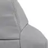 Ford Lariat F250, cuero genuino, 2002-2007, color gris medio, conductor o pasajero, vista superior, funda de asiento de repuesto OEM (2) Ford Lariat F-250 2001-2007 | Funda de asiento de repuesto OEM