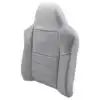 Ford Lariat F250, cuero genuino, 2002-2007, color gris medio, conductor, parte superior, recambio OEM, funda para asiento Ford Lariat F-250 2001-2007 | Funda de asiento de repuesto OEM