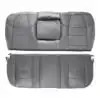 Ford Lariat F250, cuero genuino perforado, 2002-2007, negro, parte superior e inferior, funda de asiento de repuesto OEM (1) Ford Lariat F-250 2001-2007 | Funda de asiento de repuesto OEM