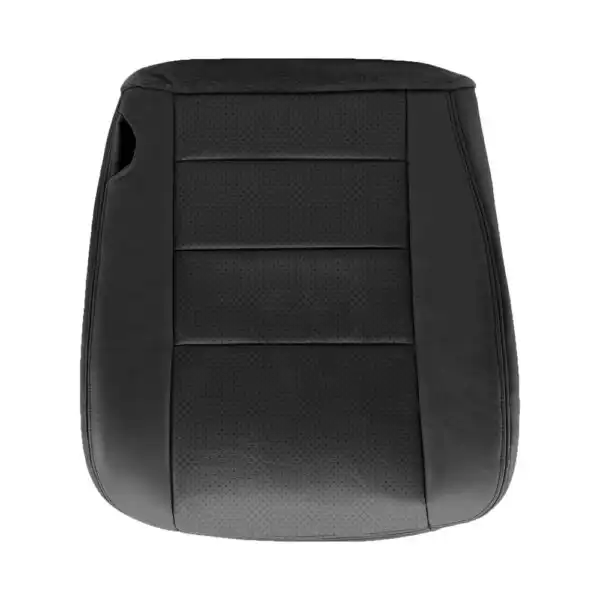 Ford Lariat F250, cuero genuino perforado, 2002-2007, negro, asiento del pasajero, parte inferior, recambio OEM, funda para asiento (3) Ford Lariat F-250 2001-2007 | Funda de asiento de repuesto OEM
