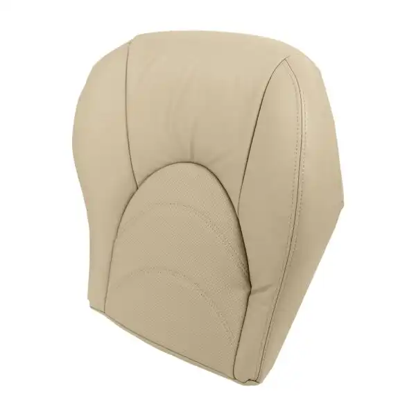Jaguar XKR, cuero genuino perforado, 2000-2006, color cachemira, parte inferior del asiento del conductor, funda de asiento de repuesto OEM, 1 Jaguar XKR/XK8 2000-2006 | Funda de asiento de repuesto OEM (deportiva)