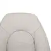 Jaguar XKR, cuero genuino perforado, 2000-2006, marfil, conductor o pasajero, vista superior, funda de asiento de repuesto OEM. Jaguar XKR/XK8 2000-2006 | Funda de asiento de repuesto OEM (deportiva)