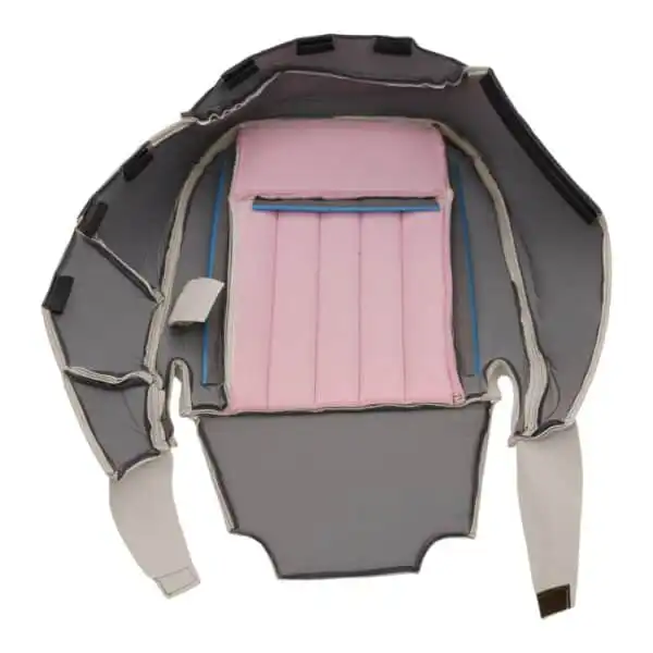 Lincoln Town Car, cuero genuino, 2003-2008, color pergamino claro, conductor o pasajero, parte inferior, vista interior, funda de asiento de repuesto OEM. Lincoln Town Car 2003-2011 | Funda de asiento de recambio OEM