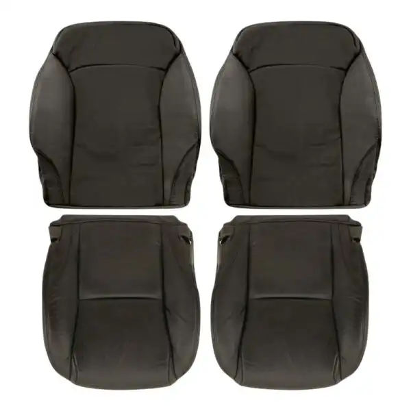 lexus-is250-cuero-genuino-perforado-2006-2013-negro-conductor-y-pasajero-parte-superior-e-inferior-reemplazo-de-asiento-OEM Lexus IS250 2006-2013 | Funda de asiento de repuesto OEM