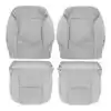 lexus-is250-cuero-genuino-perforado-2006-2013-gris-conductor-y-pasajero-parte-superior-e-inferior-reemplazo-de-asiento-OEM Lexus IS250 2006-2013 | Funda de asiento de repuesto OEM