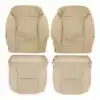 Lexus IS250, cuero genuino perforado, 2006-2013, color canela, conductor y pasajero, parte superior e inferior, funda de asiento de repuesto OEM. Lexus IS250 2006-2013 | Funda de asiento de repuesto OEM