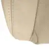 lexus-is250-cuero genuino perforado-2006-2013-color canela-conductor o pasajero-vista cercana de la parte inferior-funda de asiento de repuesto OEM Lexus IS250 2006-2013 | Funda de asiento de repuesto OEM