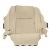 Lexus IS250, cuero genuino perforado, 2006-2013, color canela, conductor o pasajero, parte inferior, funda de asiento de repuesto OEM. Lexus IS250 2006-2013 | Funda de asiento de repuesto OEM