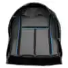 Mercedes-Benz Clase E 1996-2002, color carbón, cuero genuino perforado, conductor o pasajero, parte inferior, estilo OEM, funda de asiento de repuesto. Mercedes-Benz Clase E 1996-2002 | Fundas de asiento de repuesto OEM