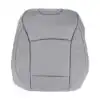 subaru-outback-cuero-perforado-2018-2019-gris-titanio-costuras-blancas-conductor-parte-superior-recambio-original-funda-de-asiento (5) Subaru Outback Limited 2018-2019 | Funda de asiento de repuesto OEM