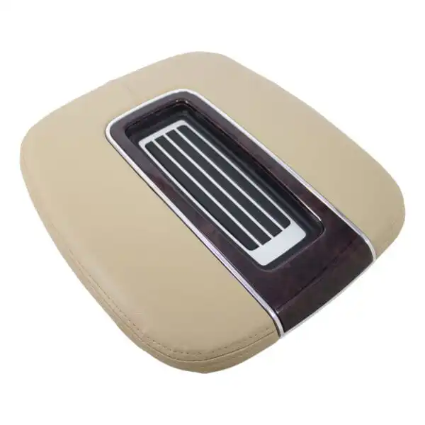 cadillac-escalade-leather-2012-2014-light cashmere-front-center-console-oem-replacement-seat-cover-2 Cadillac Escalade 2012-2014 | OEM-Replacement Center Console Cover