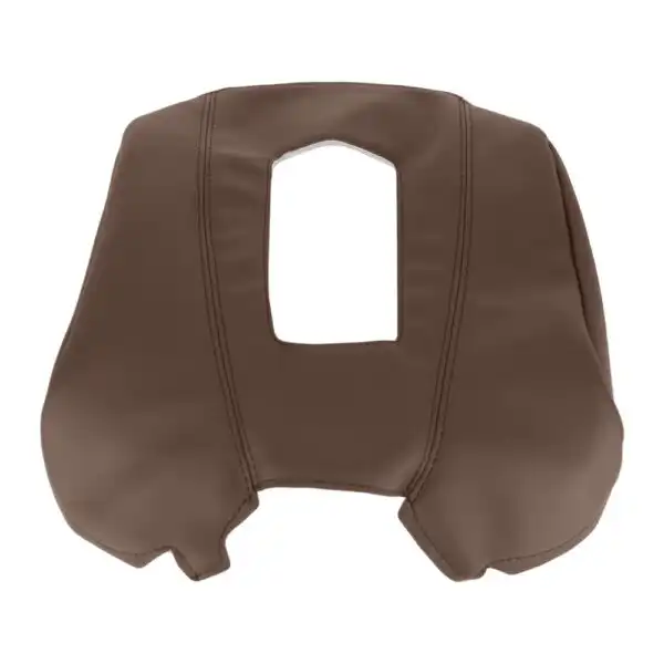 Cadillac Escalade, cuero perforado, 2015-2020, marrón kona, consola central delantera, recambio OEM, funda de asiento 2 Cadillac Escalade 2015-2020 | Cubierta de la consola central de repuesto OEM