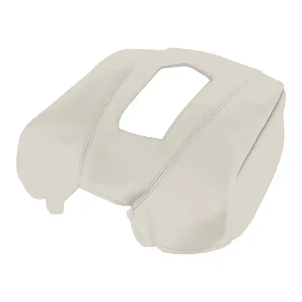 Cadillac Escalade, cuero perforado, 2015-2020, color pizarra, consola central delantera, funda de asiento de repuesto OEM, 4 Cadillac Escalade 2015-2020 | Cubierta de la consola central de repuesto OEM
