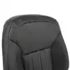 buick-regal-cxl-2009-2017-leather-ebony-black-white-stitching-driver-or-passenger-top-close-view-oem-replacement-seat-cover Buick Regal 2009-2017 | OEM-Replacement Seat Cover