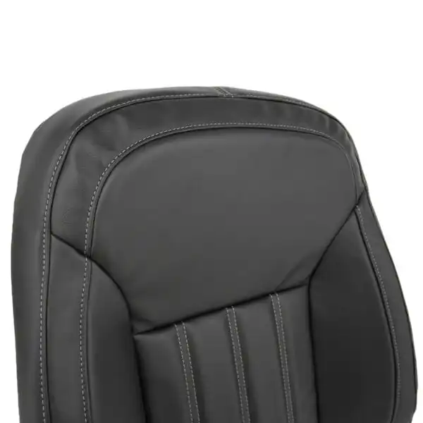 buick-regal-cxl-2009-2017-leather-ebony-black-white-stitching-driver-or-passenger-top-close-view-oem-replacement-seat-cover Buick Regal 2009-2017 | OEM-Replacement Seat Cover