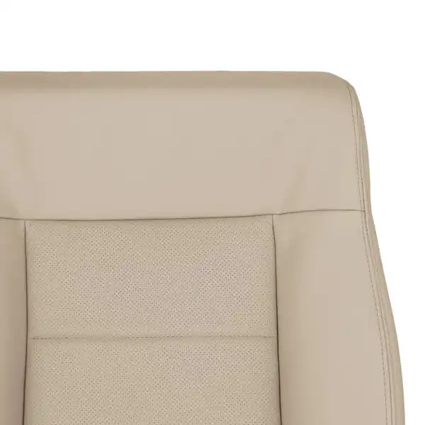 mercedes-benz-e350-2014-2016-perforated-leather-silk-beige-driver-or-passenger-top-close-view-oem-replacement-seat-cover Mercedes-Benz E350 2014-2016 | OEM-Replacement Seat Cover