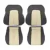mercedes-benz-slk-class-1995-2004-perforated-leather-black-and-sienna-beige-driver-and-passenger-top-and-bottom-oem-replacement-seat-cover Mercedes-Benz SLK-Class 1995-2004 | OEM-Replacement Seat Cover