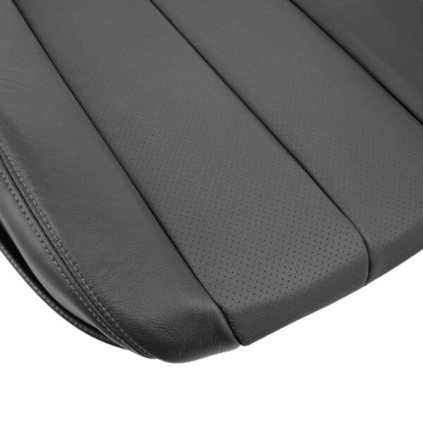 mercedes-benz-slk-class-1995-2004-perforated-leather-black-driver-or-passenger-bottom-close-view-oem-replacement-seat-cover Mercedes-Benz SLK-Class 1995-2004 | OEM-Replacement Seat Cover